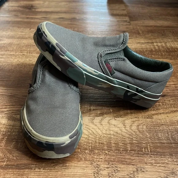 Camo vans toddler hot sale